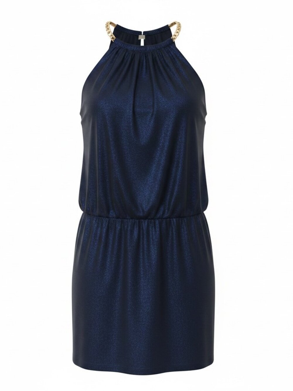 Jessica SImpson Blue Halter Mini